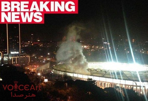 واکنش مجری به انفجار استانبول در برنامه زنده(فیلم)
