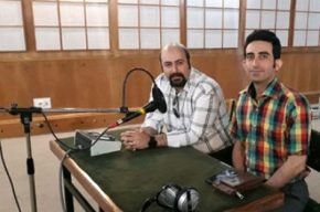 رادیو صبا میزبان یک کاریکاتوریست جوان رادیو صبا میزبان یک کاریکاتوریست جوان