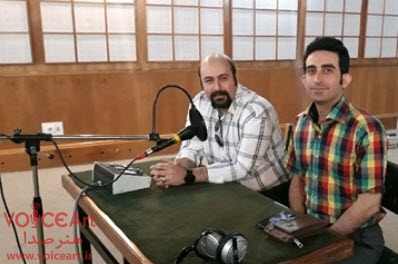 رادیو صبا میزبان یک کاریکاتوریست جوان رادیو صبا میزبان یک کاریکاتوریست جوان