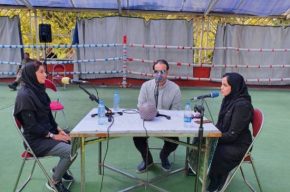 اجرای زنده «تهران ورزشی» در بوستان میعاد