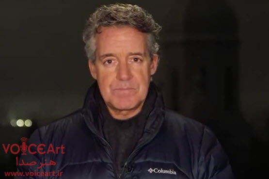 فرار مجری شبکه «سی‌بی‌اس» بعد از انفجار در کی‌یف (فیلم)