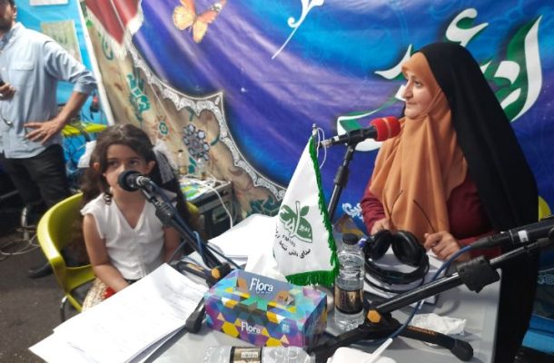 برپایی ایستگاه رادیو سلامت در مسیر«مهمونی ۱۰ كیلومتری غدیر»